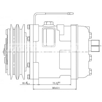 Компрессор RC-U0822 MOTORCOOL